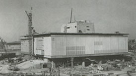 写真：昭和42年9月30日工事の様子